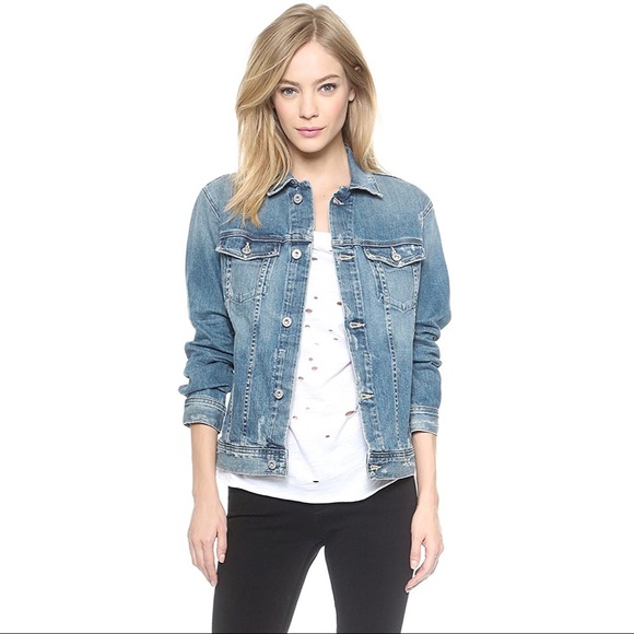 AG Adriano Goldschmied Womens The Nancy Denim Jacket